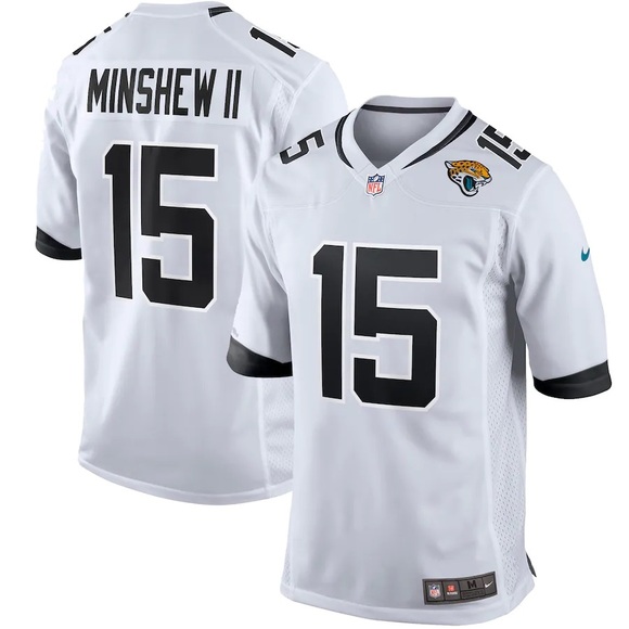 Nike Other - NWT Nike Gardner Minshew II Jacksonville Jaguars #15 White Road NFL Jersey Small